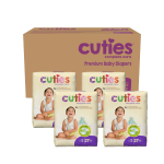 Unisex Baby Diaper Cuties® Complete Care Size 5 Disposable Heavy Absorbency