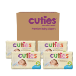 Unisex Baby Diaper Cuties® Complete Care Newborn Disposable Heavy Absorbency