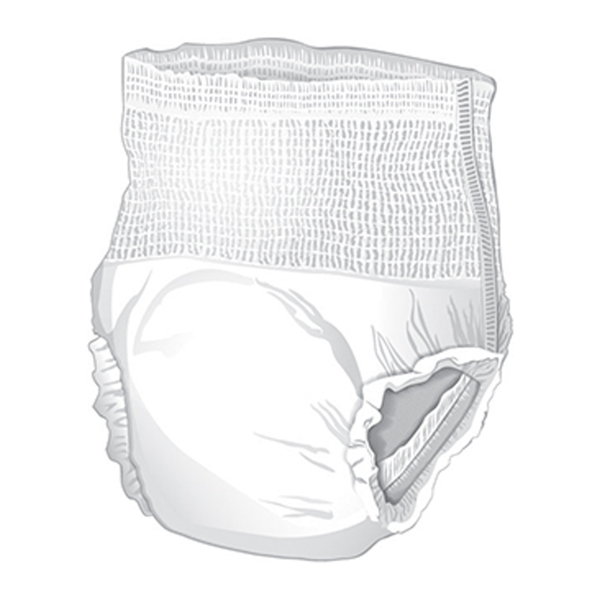 Absorbent Underwear McKesson Ultra Pull On with Tear Away Seams Adult 2X-Large Unisex Disposable Heavy Absorbency