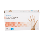 Exam Glove McKesson Large NonSterile Vinyl Standard Cuff Length Smooth Clear Not Rated