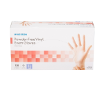 Exam Glove McKesson X-Large NonSterile Vinyl Standard Cuff Length Smooth Clear Not Rated