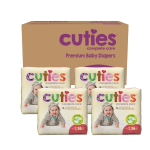 Unisex Baby Diaper Cuties® Complete Care Size 3 Disposable Heavy Absorbency