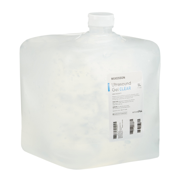 Ultrasound Gel McKesson High Viscosity 5 Liter Jug NonSterile