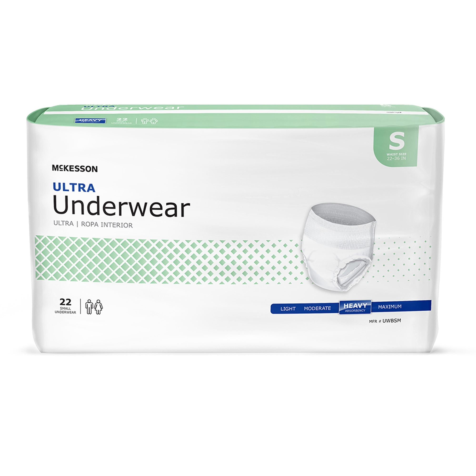 Absorbent Underwear McKesson Ultra Pull On with Tear Away Seams Adult Small Unisex Disposable Heavy Absorbency Absorbent Underwear McKesson Ultra Pull On with Tear Away Seams Adult Small Unisex Disposable Heavy Absorbency