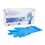 Exam Glove McKesson Confiderm® 4.5C Small NonSterile Nitrile Standard Cuff Length Textured Fingertips Blue Chemo Tested