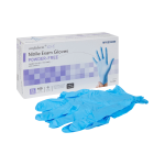 Exam Glove McKesson Confiderm® 4.5C X-Large NonSterile Nitrile Standard Cuff Length Textured Fingertips Blue Chemo Tested