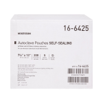 Sterilization Pouch McKesson Ethylene Oxide (EO) Gas / Steam 7-1/2 X 13 Inch White / Blue Self Seal Paper / Film