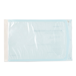 Sterilization Pouch McKesson Ethylene Oxide (EO) Gas / Steam 12 X 18 Inch White / Blue Self Seal Paper / Film