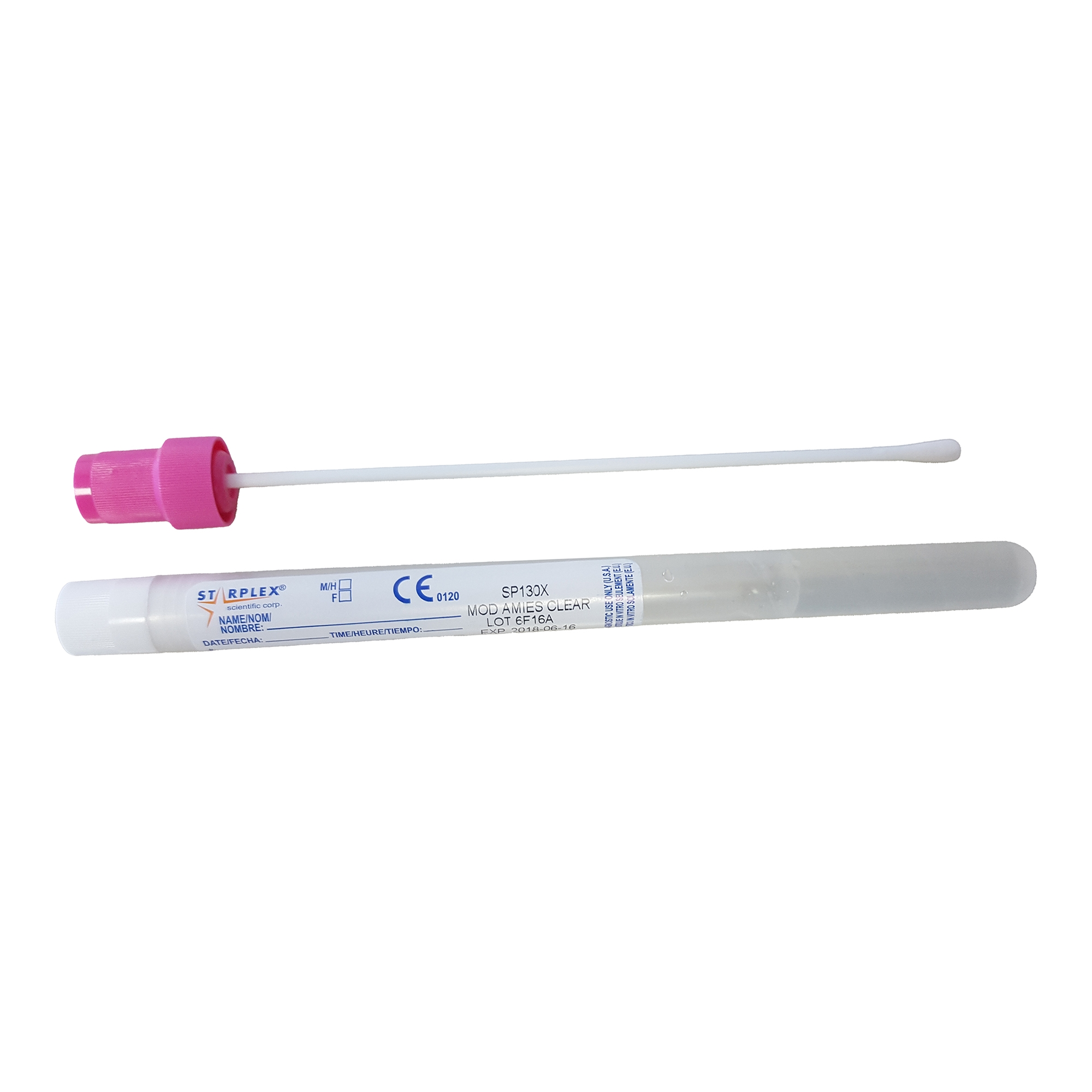 Starswab II® Specimen Collection and Transport System 6 Inch Length Sterile