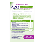 Urinalysis Test Kit AZO Test Strips® Urinary Tract Infection Detection 3 Tests CLIA Waived
