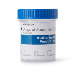 Drugs of Abuse Test Kit McKesson AMP, BUP, BZO, COC, mAMP/MET, MDMA, MTD, MOP300, OXY, THC (OX, pH, SG) 25 Tests CLIA Waived