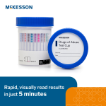 Drugs of Abuse Test Kit McKesson AMP, BUP, BZO, COC, mAMP/MET, MDMA, MTD, MOP300, OXY, THC (OX, pH, SG) 25 Tests CLIA Waived