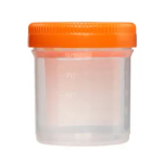 Urine Specimen Container 53 X 62 mm 90 mL (3 oz.) Screw Cap Sterile