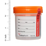 Urine Specimen Container 53 X 62 mm 90 mL (3 oz.) Screw Cap Sterile