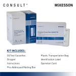 Drugs of Abuse Test Kit McKesson Consult™ Fentanyl (OTC Approved) 5 Tests CLIA Waived