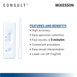 Drugs of Abuse Test Kit McKesson Consult™ Fentanyl 25 Tests CLIA Waived