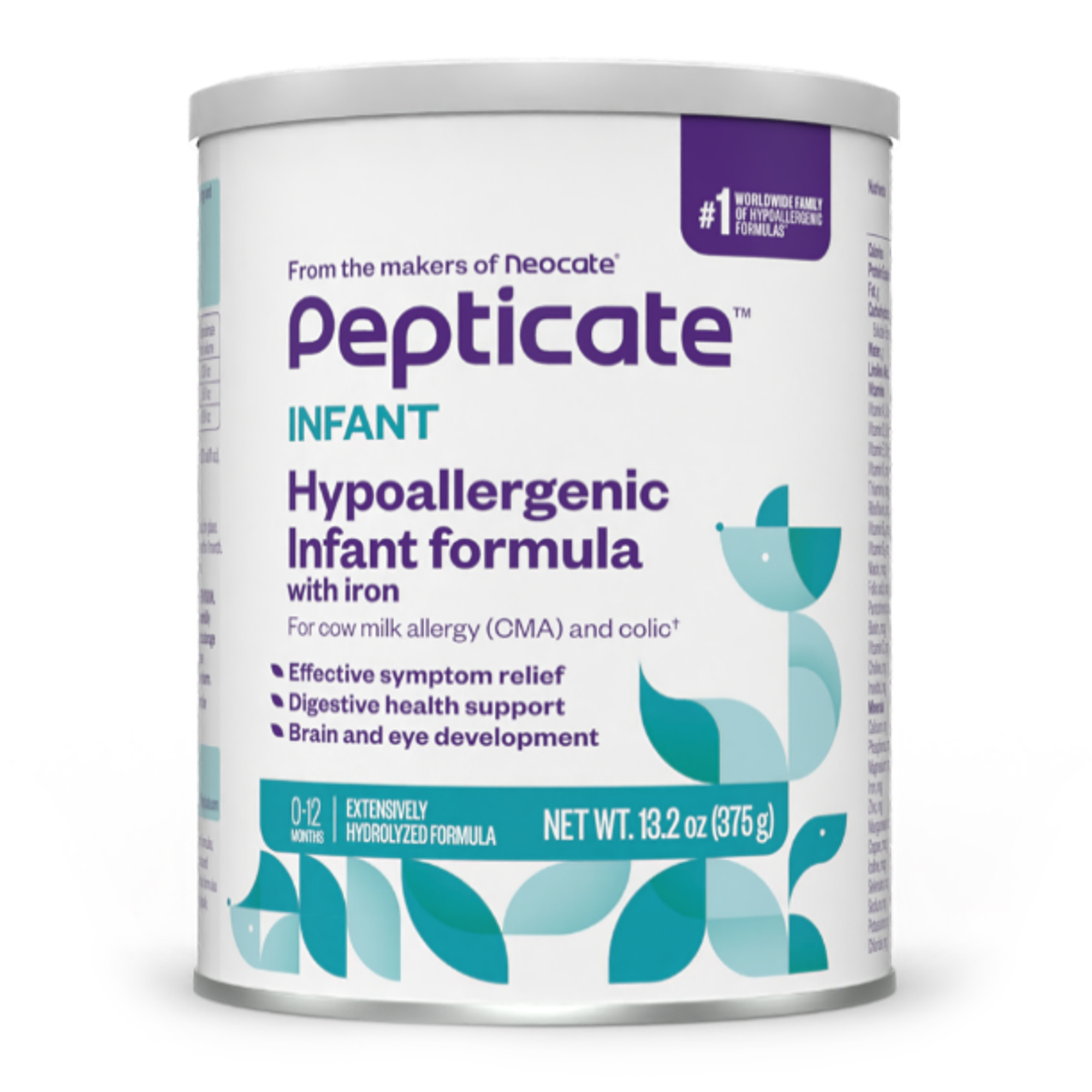Infant Formula Pepticate™ Unflavored 13.2 oz. Can Powder Cow's Milk Allergy Infant Formula Pepticate™ Unflavored 13.2 oz. Can Powder Cow's Milk Allergy