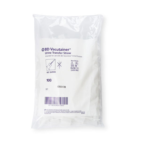 Urine Transfer Straw Vacutainer® For BD Vacutainer® Urine Collection System