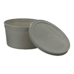 Stool Specimen Container 240 mL (8 oz.) Snap-On Lid Patient Information NonSterile