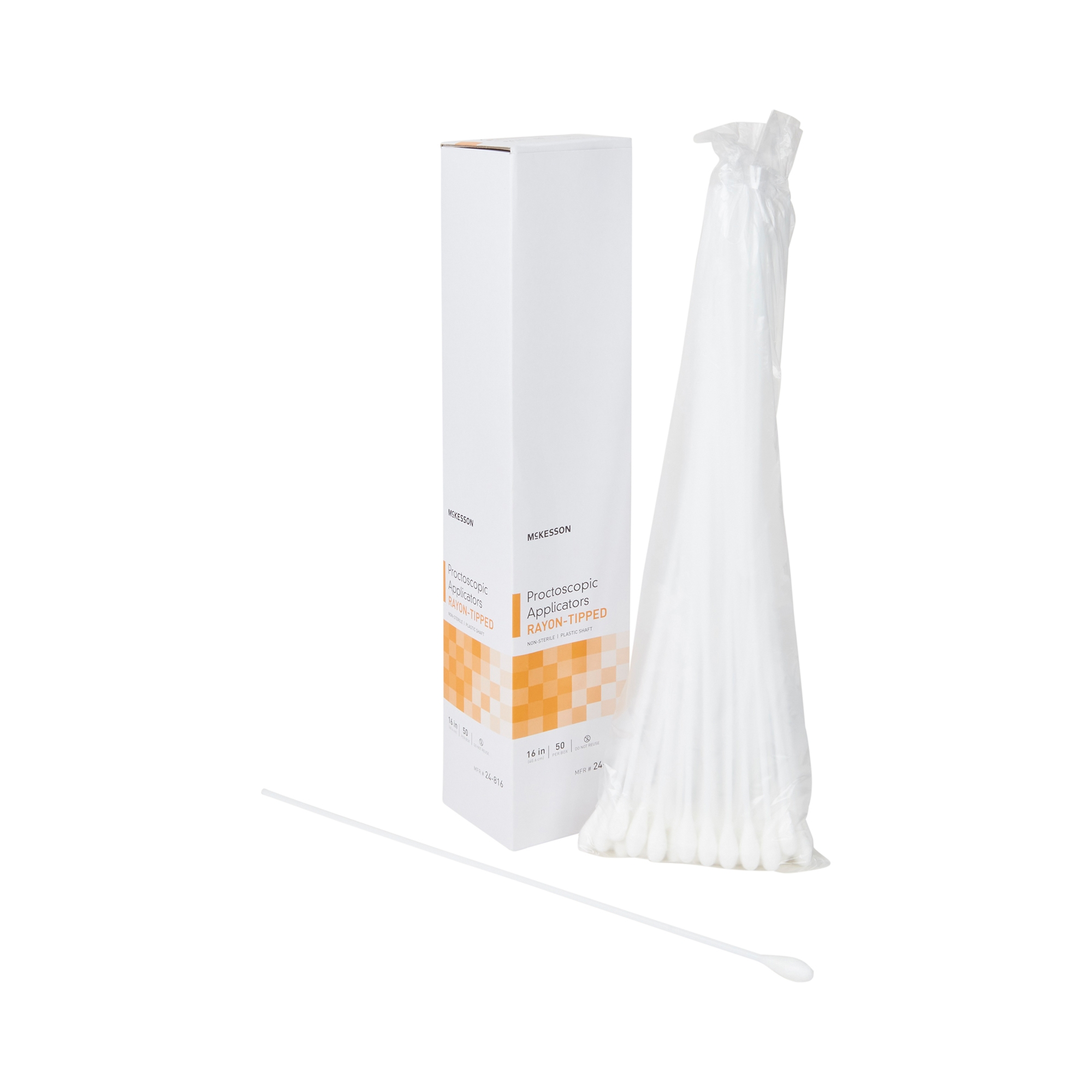 McKesson Proctoscopic Swabstick 16 Inch Length NonSterile McKesson Proctoscopic Swabstick 16 Inch Length NonSterile