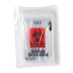 Specimen Transport Bag with Document Pouch Speci-Zip® 6 X 9 Inch Zip Closure Biohazard Symbol NonSterile