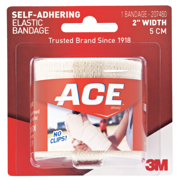 Elastic Bandage 3M™ ACE™ 3 Inch Width Self-Adherent Closure Tan NonSterile Standard Compression