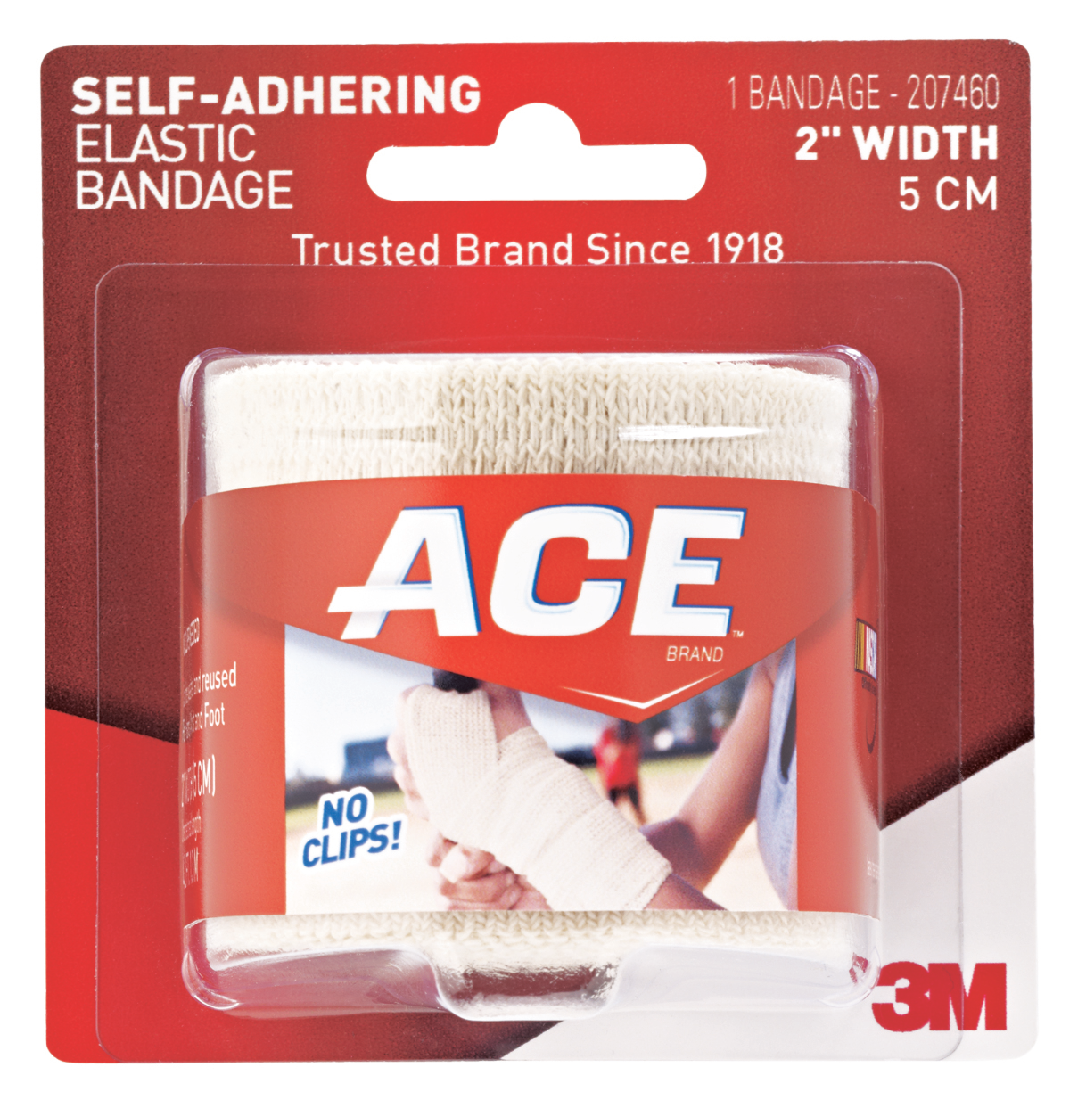 Elastic Bandage 3M™ ACE™ 3 Inch Width Self-Adherent Closure Tan NonSterile Standard Compression