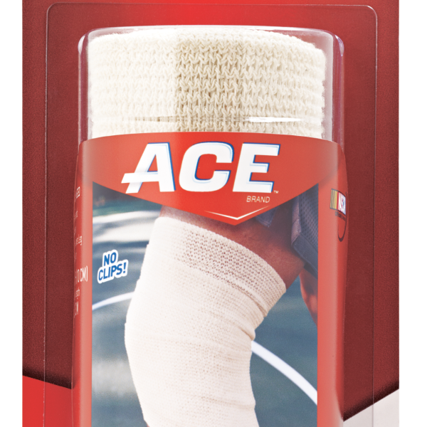 Elastic Bandage 3M™ ACE™ 4 Inch Width Self-Adherent Closure Tan NonSterile Standard Compression