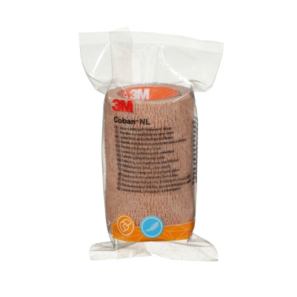 Cohesive Bandage 3M™ Coban™ NL 3 Inch X 2 Yard Self-Adherent Closure Tan NonSterile Standard Compression