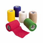 Cohesive Bandage 3M™ Coban™ 3 Inch X 5 Yard Self-Adherent Closure Red NonSterile Standard Compression