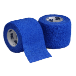 Cohesive Bandage 3M™ Coban™ 1 Inch X 5 Yard Self-Adherent Closure Blue NonSterile Standard Compression