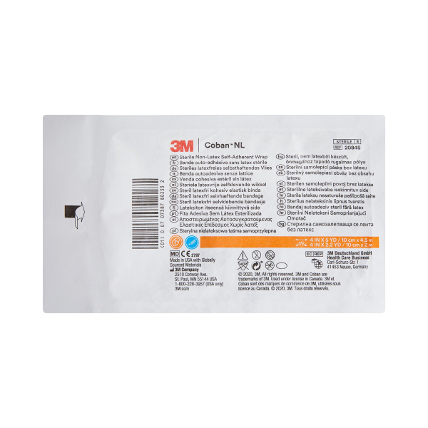 Cohesive Bandage 3M™ Coban™ LF 4 Inch X 5 Yard Self-Adherent Closure Tan Sterile Standard Compression