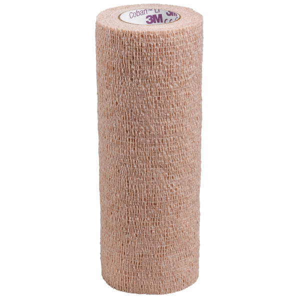 Cohesive Bandage 3M™ Coban™ LF 6 Inch X 5 Yard Self-Adherent Closure Tan NonSterile Standard Compression
