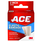 Elastic Bandage 3M™ ACE™ 2 Inch X 4-1/5 Foot Single Hook and Loop Closure Tan NonSterile Standard Compression