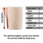 Elastic Bandage 3M™ ACE™ 2 Inch X 4-1/5 Foot Single Hook and Loop Closure Tan NonSterile Standard Compression