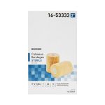 Cohesive Bandage McKesson 3 Inch X 5 Yard Self-Adherent Closure Tan Sterile Standard Compression