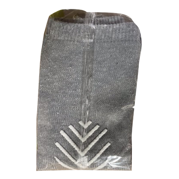 Slipper Socks Welmed Unisex Adult X-Large Single Tread Single Patient Use Gray