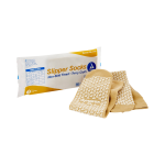 Slipper Socks Dynarex Unisex Adult X-Large Single Tread Single Patient Use Beige