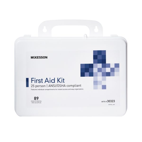 First Aid Kit McKesson 25 Person Plastic Case
