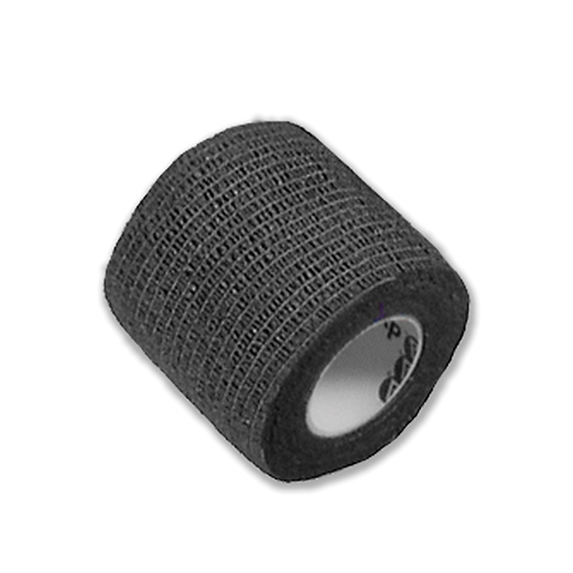 Cohesive Bandage Sensi-Wrap 2 Inch X 5 Yard Self-Adherent Closure Black NonSterile Standard Compression
