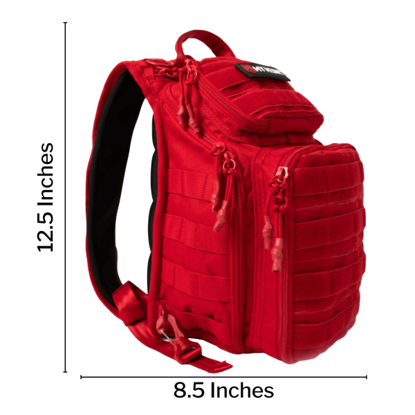 First Aid Kit My Medic™ RECON Standard Red Nylon Backpack