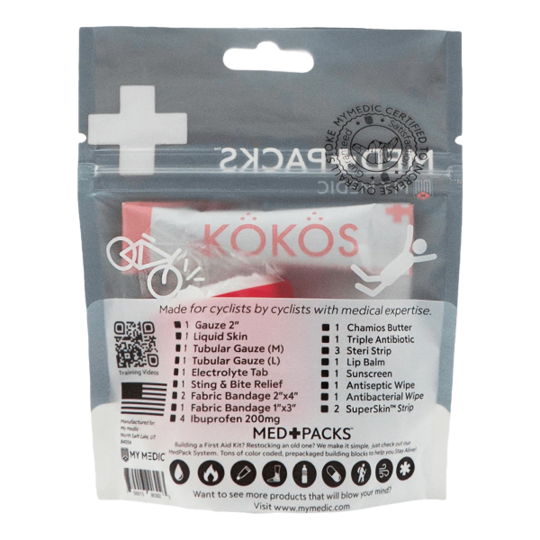 First Aid Kit My Medic™ MED PACKS Cyclist Plastic Pouch