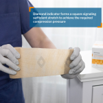 2 Layer Compression Bandage System McKesson 4 Inch X 7-1/10 Yard / 4 Inch X 6-9/10 Yard Self-adherent Closure Tan / White NonSterile 30 to 40 mmHg