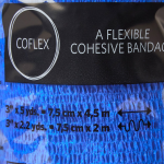 Cohesive Bandage CoFlex® 3 Inch X 5 Yard Self-Adherent Closure Teal / Blue / White / Purple / Red / Green NonSterile 14 lbs. Tensile Strength