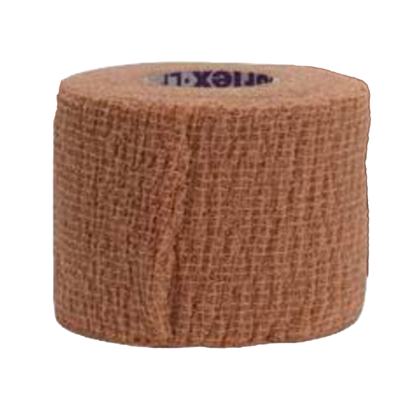 Cohesive Bandage CoFlex® 2 Inch X 5 Yard Self-Adherent Closure Tan NonSterile 14 lbs. Tensile Strength