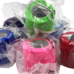 Cohesive Bandage CoFlex® 1-1/2 Inch X 5 Yard Self-Adherent Closure Neon Pink / Blue / Purple / Light Blue / Neon Green / Red NonSterile 14 lbs. Tensile Strength
