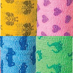 Cohesive Bandage CoFlex® NL 2 Inch X 5 Yard Self-Adherent Closure Kid Design (Assorted Print) NonSterile 12 lbs. Tensile Strength