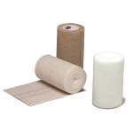 3 Layer Compression Bandage System ThreePress® 4 Inch X 3-3/10 Yard, 4 Inch X 9-3/5 Yard, 4 Inch X 6-1/2 Yard Self-adherent Closure Tan / White NonSterile 35 to 40 mmHg