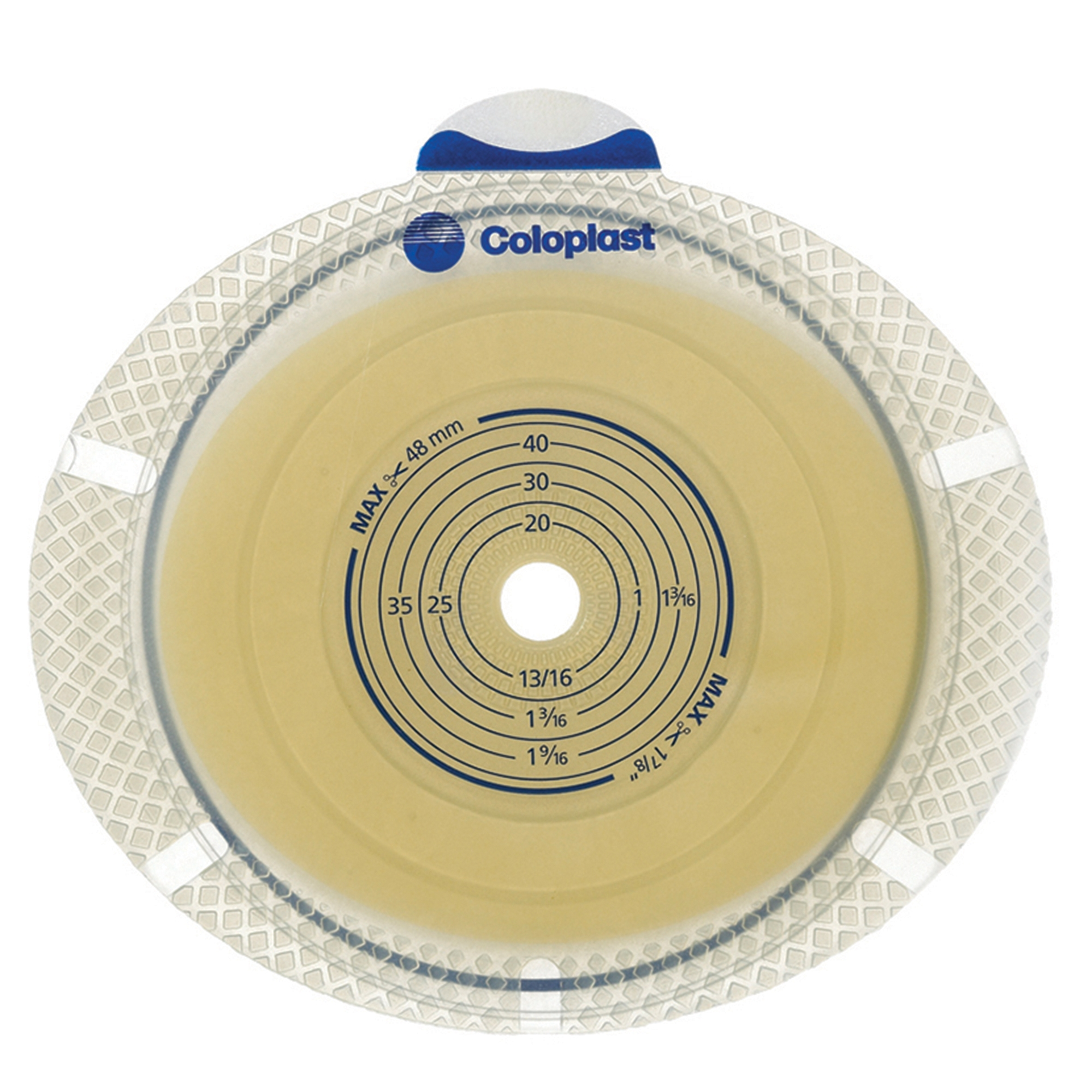 Ostomy Barrier SenSura® Flex Xpro Trim to Fit, Standard Wear Double Layer Adhesive 50 mm Flange Red Code System 3/8 to 1-7/8 Inch Opening Ostomy Barrier SenSura® Flex Xpro Trim to Fit, Standard Wear Double Layer Adhesive 50 mm Flange Red Code System 3/8 to 1-7/8 Inch Opening