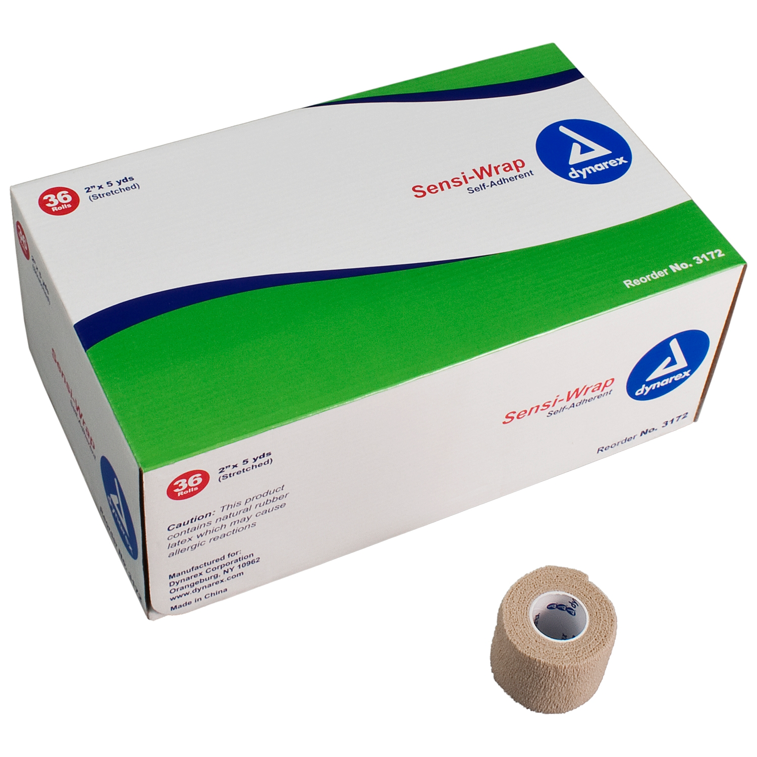 Cohesive Bandage Sensi-Wrap 2 Inch X 5 Yard Self-Adherent Closure Tan NonSterile Standard Compression Cohesive Bandage Sensi-Wrap 2 Inch X 5 Yard Self-Adherent Closure Tan NonSterile Standard Compression